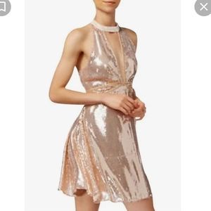 Free People sequin mini dress NWT size 0
